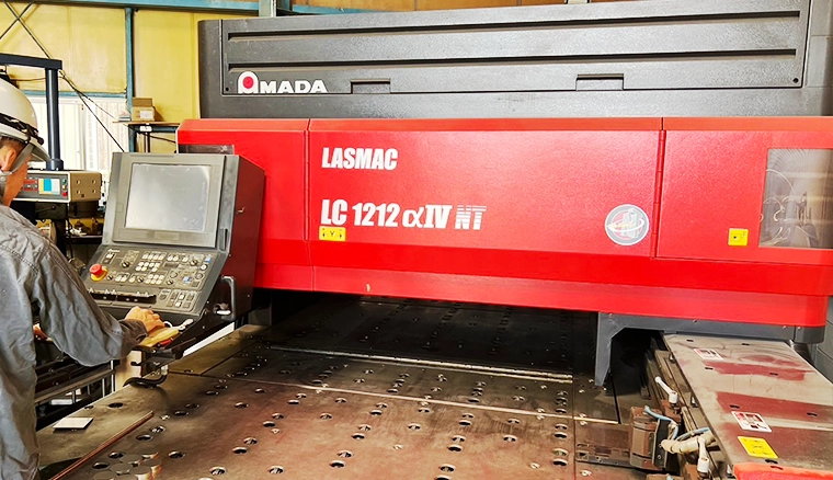 自社工場の内観